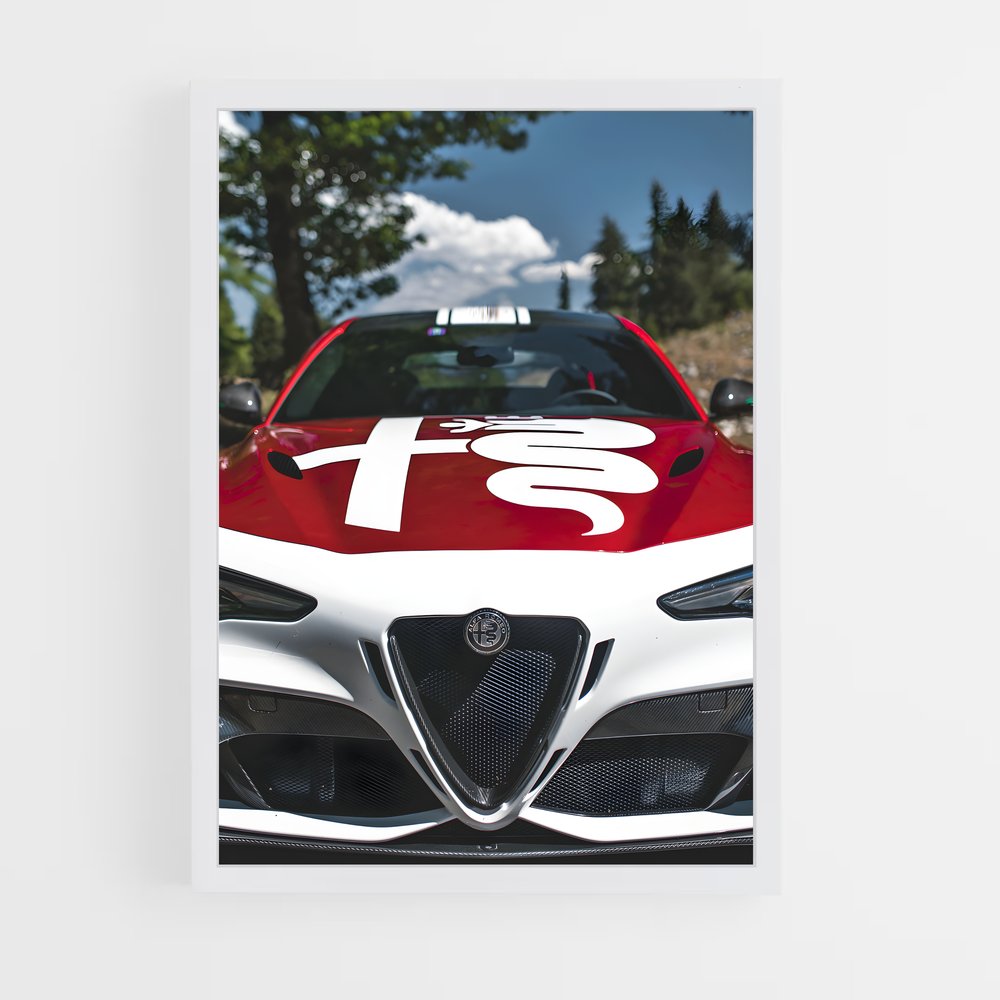 Poster Giulia de gtam – affiche Alfa Romeo (vue 3)
